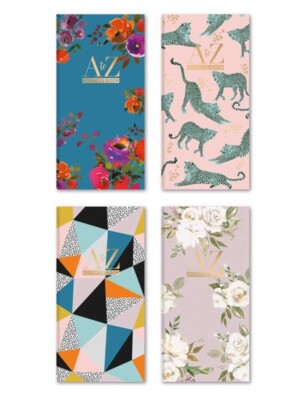 Tallon 2019 Slim Modernes Telefon Adressbuch Mit A-Z Index E-Mail Mobil Notizen