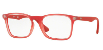 ★ ray2★ New Ray-Ban Square Crystal Red Plastic 46MM Kids Eyeglasses