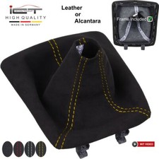 Shift Gear Gaiter Boot For Porsche 718 Boxster Cayman 981 982 911 991 Yellow