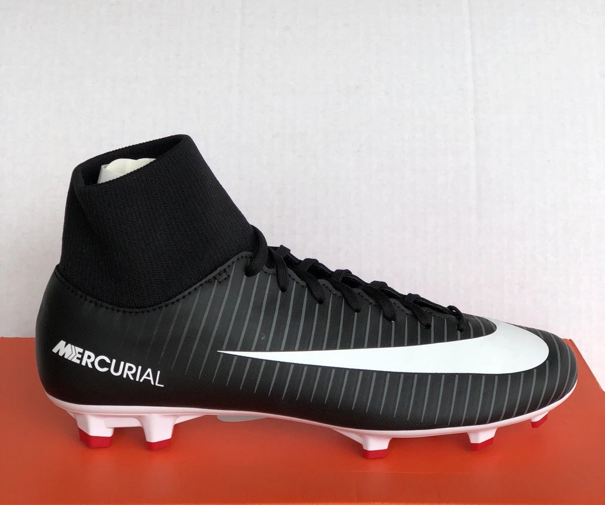 NIKE MERCURIAL VICTORY VI DF FG LIGHTWEIGHT SOCCER CLEATS 903609 002 NEW Sz