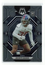 DEONTE BANKS #309 RC Base 2023 PANINI MOSAIC FOOTBALL GIANTS