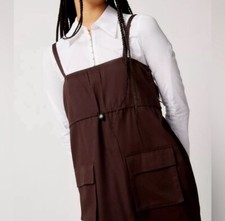 Urban Outfitters MOTEL New MIDI Brown DRESS size XS
