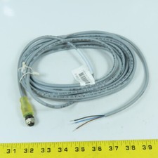 Turck RKE 4T-6-P7X2 Single Ended M12 Straight Sensor Cordset 30V 4A