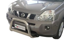 PROTEZIONE ANTERIORE BULL BAR OMOLOGATA INOX DIAM.63 PER NISSAN X-TRAIL 07/10.