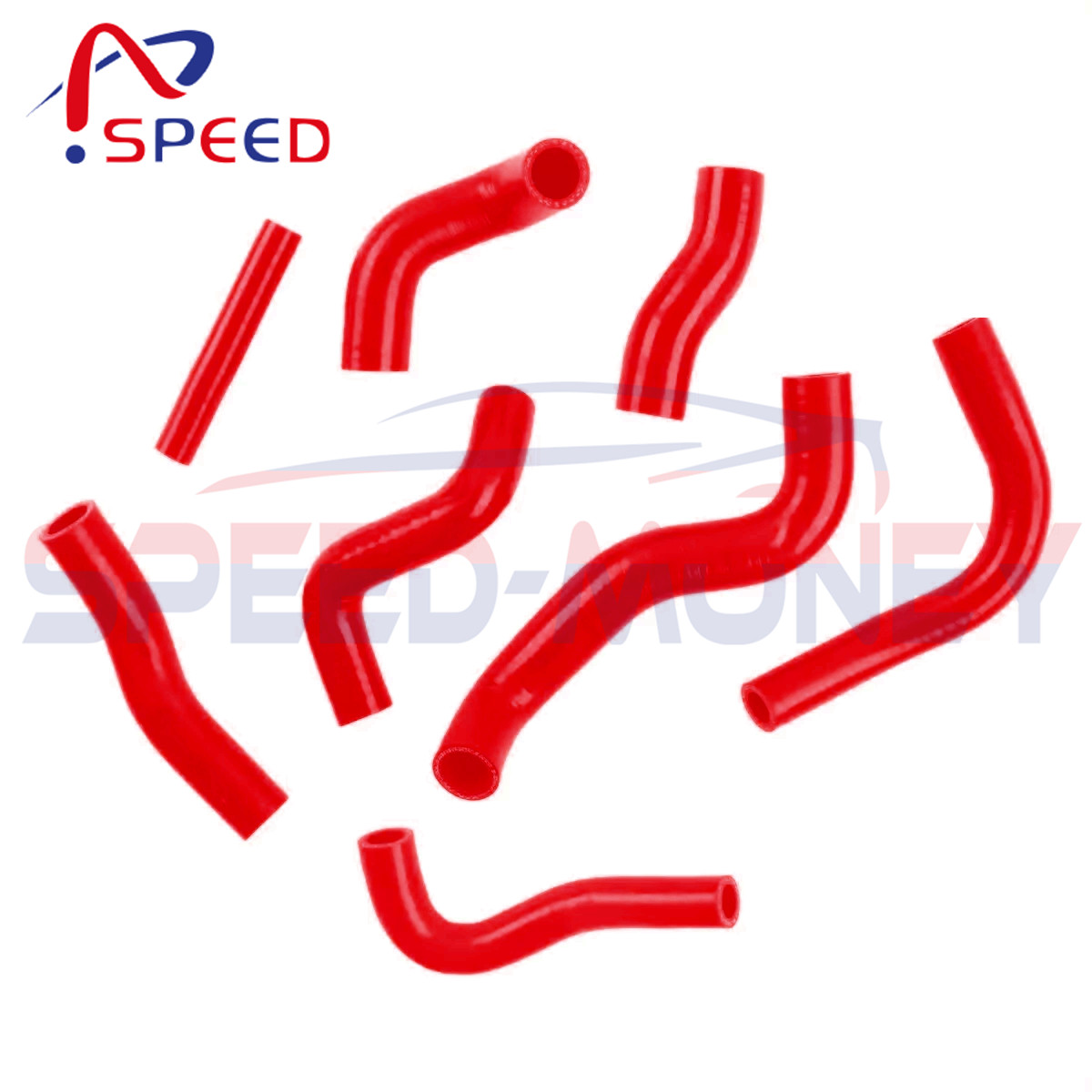 For 1985-1986 Yamaha TRI-Z 250 YTZ250  3 WHEELER Silicone Radiator Hose Yellow