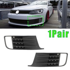 2x For Vw Jetta Mk6 Gli 2012-2014 Front Bumper Fog Light Lamp Grill Cover
