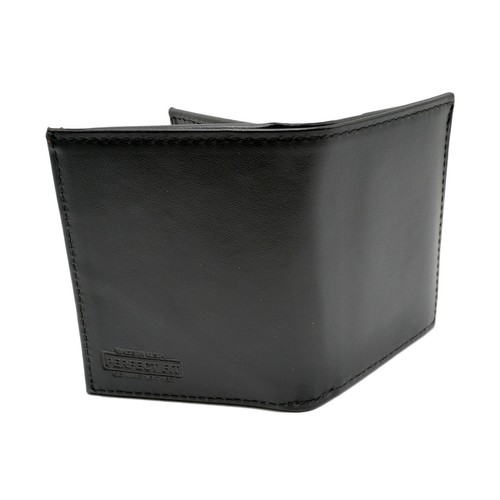 Perfect Fit NY Police Badge Wallet Black Leather Bi Fold Fits NYPD Detective - Picture 5 of 8