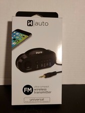 iHome Auto Ultra Compact Wireless FM Transmitter Black IH-BL-CT500B