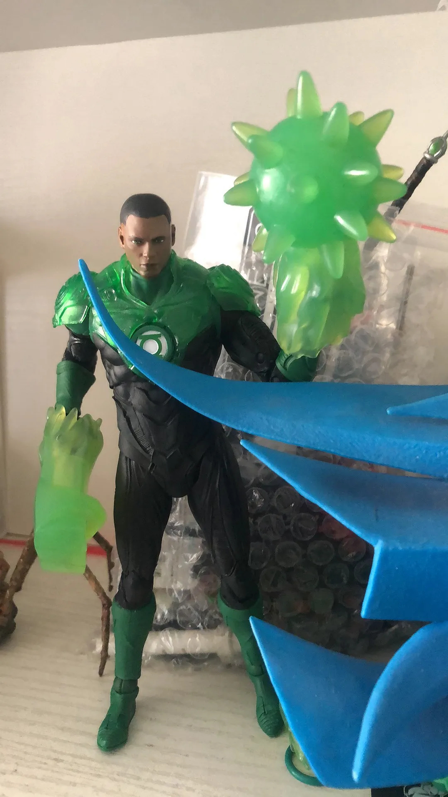 4PC Set DC Green Lantern Vintage Effect Parts 6-7" DIY Action Figure Accessories