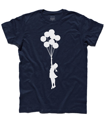 Herren T-Shirt BALLOON GIRL 2 Mädchen Ballon Herz Ballon Street Art