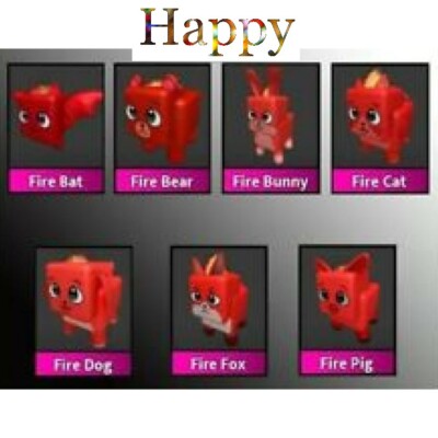 FIRE PET BUNDLE🔥🔥🔥FAST DELIVERY🔥🔥🔥7 PETS TOTAL MM2 ROBLOX | eBay