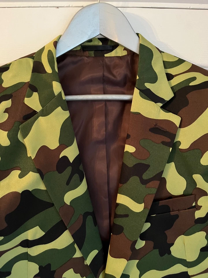 Vidaxl Mens Cammo Blazer Jacket 40"R - Image 2 of 4