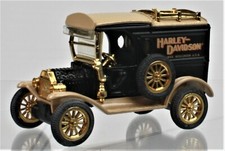 Harley-Davidson Dime Bank 1:43 Scale Limited Edition Ford Model T Van New ERTL