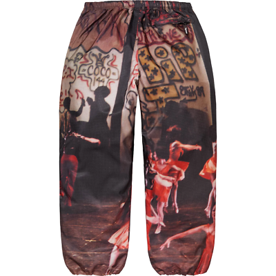 Supreme Reflective Pinstripe Track Pant Supreme Reflective