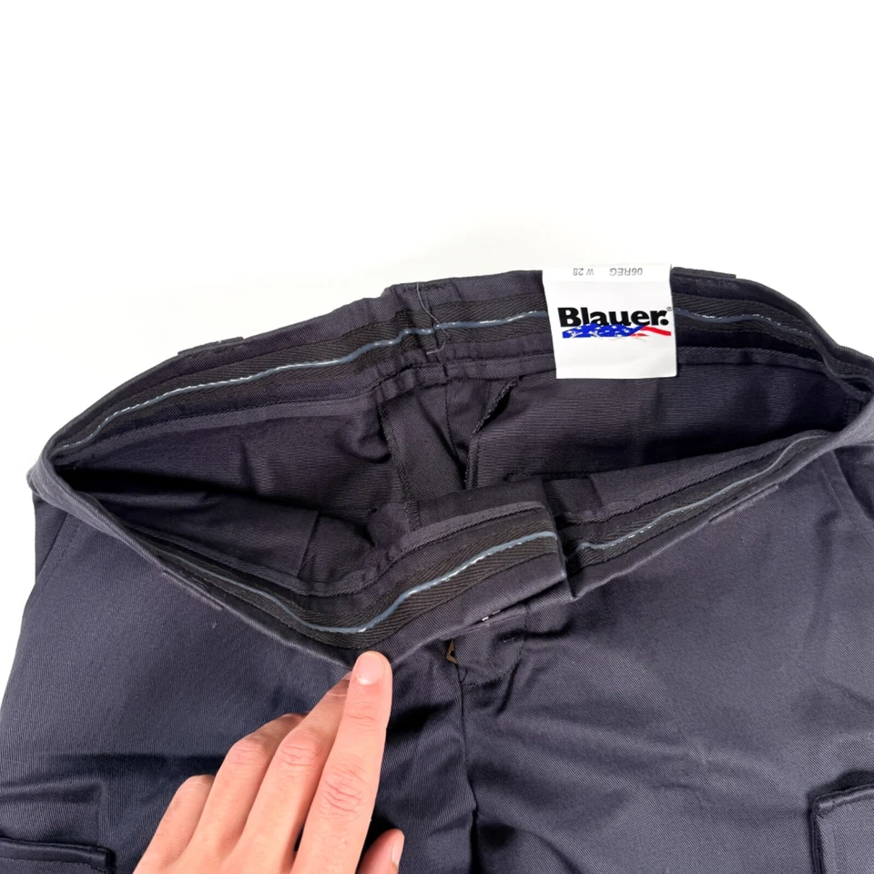 BLAUER женщин боковой карман поликоттон оперативный шорты 8245W темно-синий 6 W28 - Изображение 4 из 4