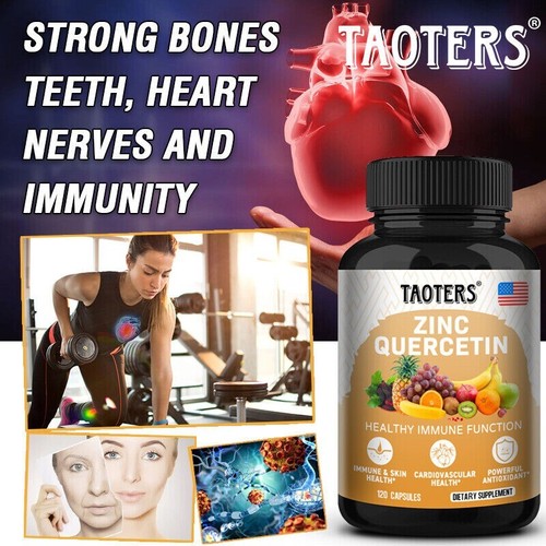 IMMUNE DEFENCE 120 CAPSULES - CONTAINS QUERCETIN, ZINC AND VITAMIN C - Bild 4 von 11