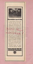 SCHÖNAU-CHEMNITZ, Werbung 1928, Wanderer-Werke Motorrad