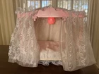 Vintage 1991 Mattel Barbie Starlight White Lace Canopy Bed Set  - Light Works!