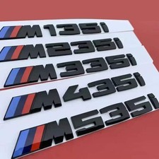 Abs Car Rear Trunk Emblem Badge Sticker For M Bmw M Logo 525i 630i 530i 330i 140
