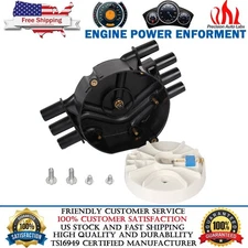 Ignition Distributor Cap and Rotor Kit For Chevrolet Astro S10 GMC Jimmy V6 4.3L