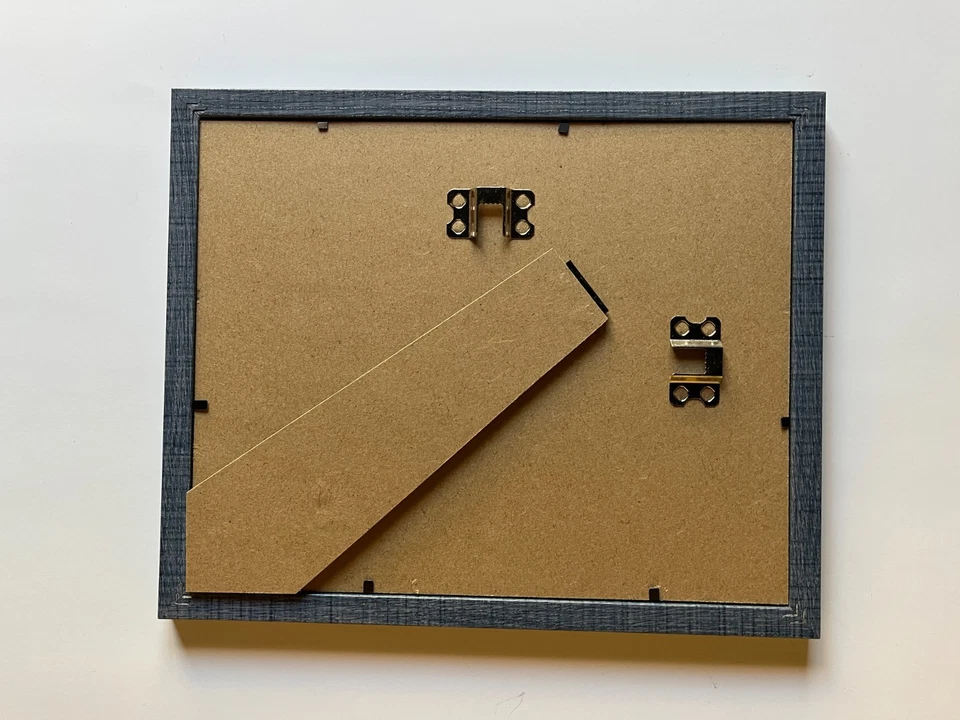 1934 "Blue" OKLAHOMA State Map by C.S. Hammond, Framed/Dbl Mat SEE DESCRIP - Image 2 of 3