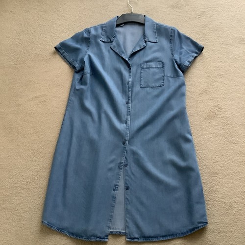 Hemdblusenkleid, Jeanskleid, 40