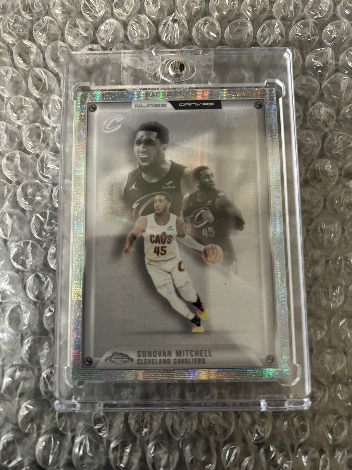 2025-26 Topps Chrome - SSP Glass Canvas Donovan Mitchell #GC-20