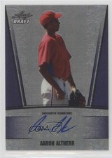 2011 Leaf Metal Draft Blue Prismatic 23/25 Aaron Altherr #AU-AA1 Auto 0af
