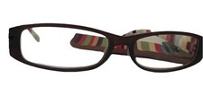 Wink By ICU Eyewear +1.25 Brown Multi Stripes...
