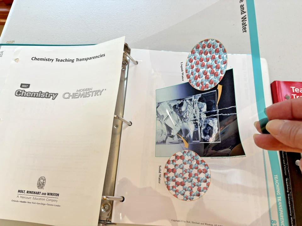 236 Color HS CHEMISTRY Transparencies  Holt, Rinehart and Winston + Glencoe - Image 3 of 4