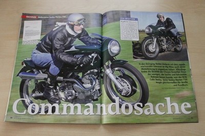 Motorrad News 12/2014 Seeley Norton 750 mit 65PS in einer seltenen Vorstellung a