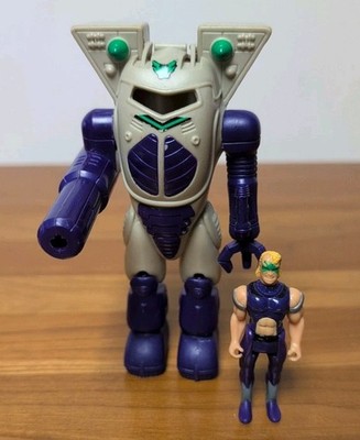 Vintage TYCO BATTLETECH TOAD with Nicolai Malthus Toy Figure 1994 Robot