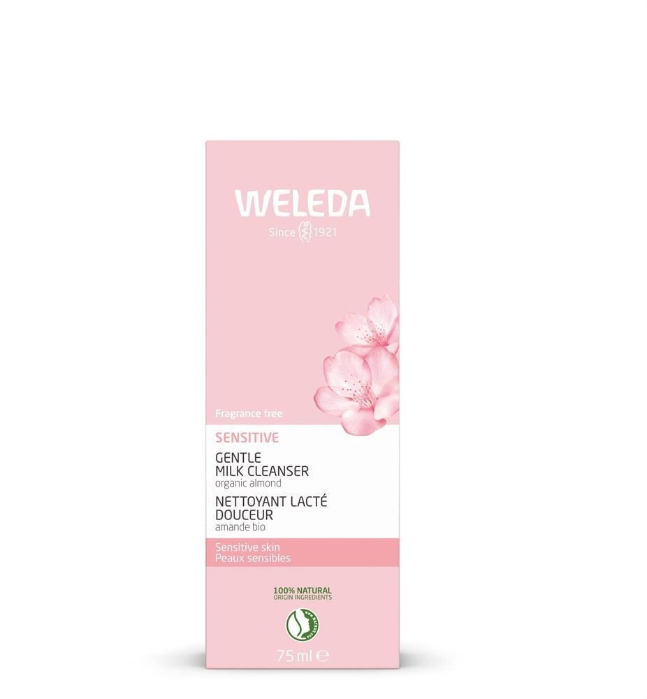Weleda Sensitive Gentle Milk Cleanser 75ml - 4 Pack