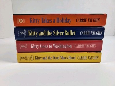 Lot of 4 Carrie Vaughn: Kitty Paperback Novels Supernatural 