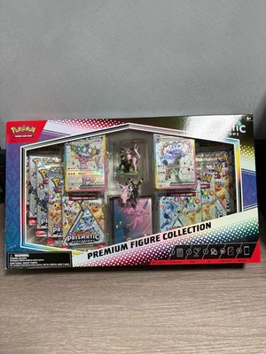 Pokemon TCG Prismatic Evolutions Premium Figur Sammlung - Neu Factory Sealed