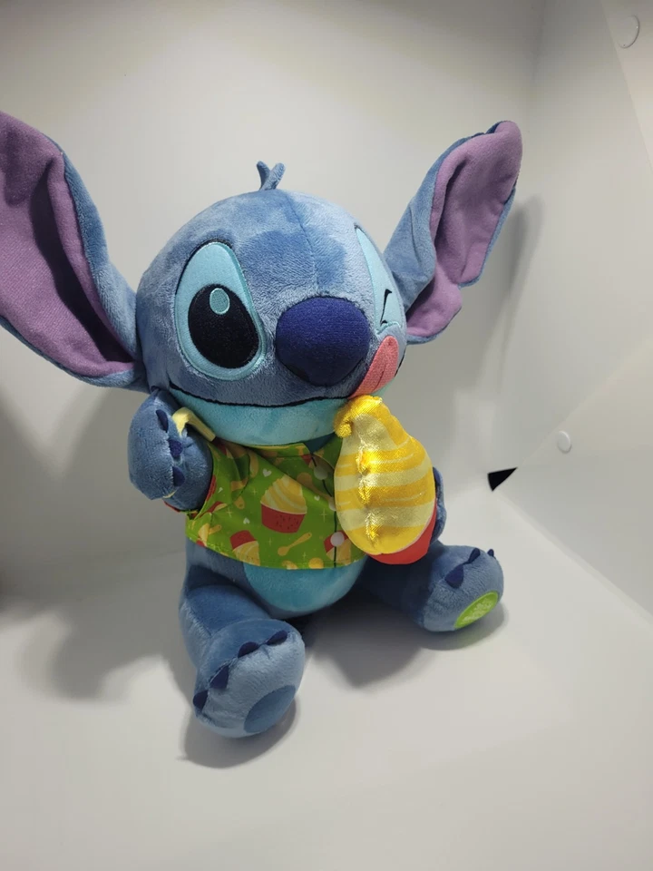 DISNEY STITCH ATTACKS SNACKS PINEAPPLE SWIRL CUDDLY 11"PLUSH SOFT TOY 8 OF 12 - Image 3 of 4