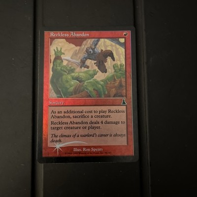 Reckless Abandon Urza's Destiny FOIL MTG Magic