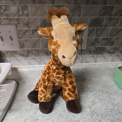 Wild Republic Giraffe Plush Soft Stuffed Animal Toy 12 Inch Tall Sitting