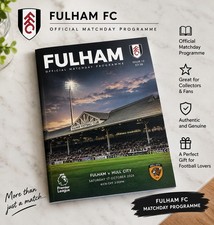 Fulham FC vs Hull City official match day programme 17.10.2026 MINT Pre-order!
