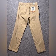 Dockers Workday Khaki Pants mens 36x34 brown classic fit Smart 360 Flex comfort
