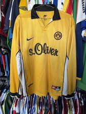 VINTAGE BORUSSIA DORTMUND GERMANY 1998/2000 HOME FOOTBALL SHIRT JERSEY NIKE