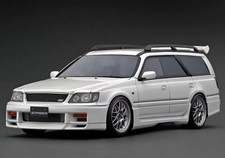 Zündmodell 1/18 Nissan Stagea 260RS (WGNC34) weiß BBS RG-R 18"