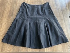 Vintage Esprit Black Wool Skirt - Size 6
