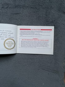 ₪PAS DE JEU₪ Notice Nintendo NES - NOE ALLEMAGNE - Megaman 3 Mega Man 3