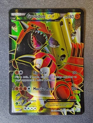 Groudon EX (150 Full Art) 150/160 XY - Primal Clash Holo Pokémon TCG
