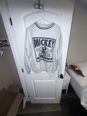 The Disney Store Mickey Mouse Sweatshirt Size XL Vintage Grey