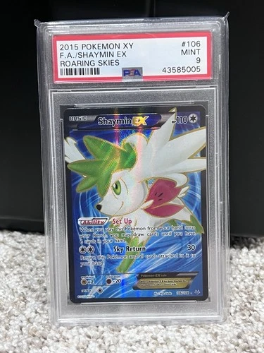 PSA 9 POKEMON XY SHAYMIN EX ROARING SKIES 106 MINT READ