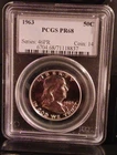 1963 PR 68 Franklin Starting To Tone On Reverse Nice High Grade