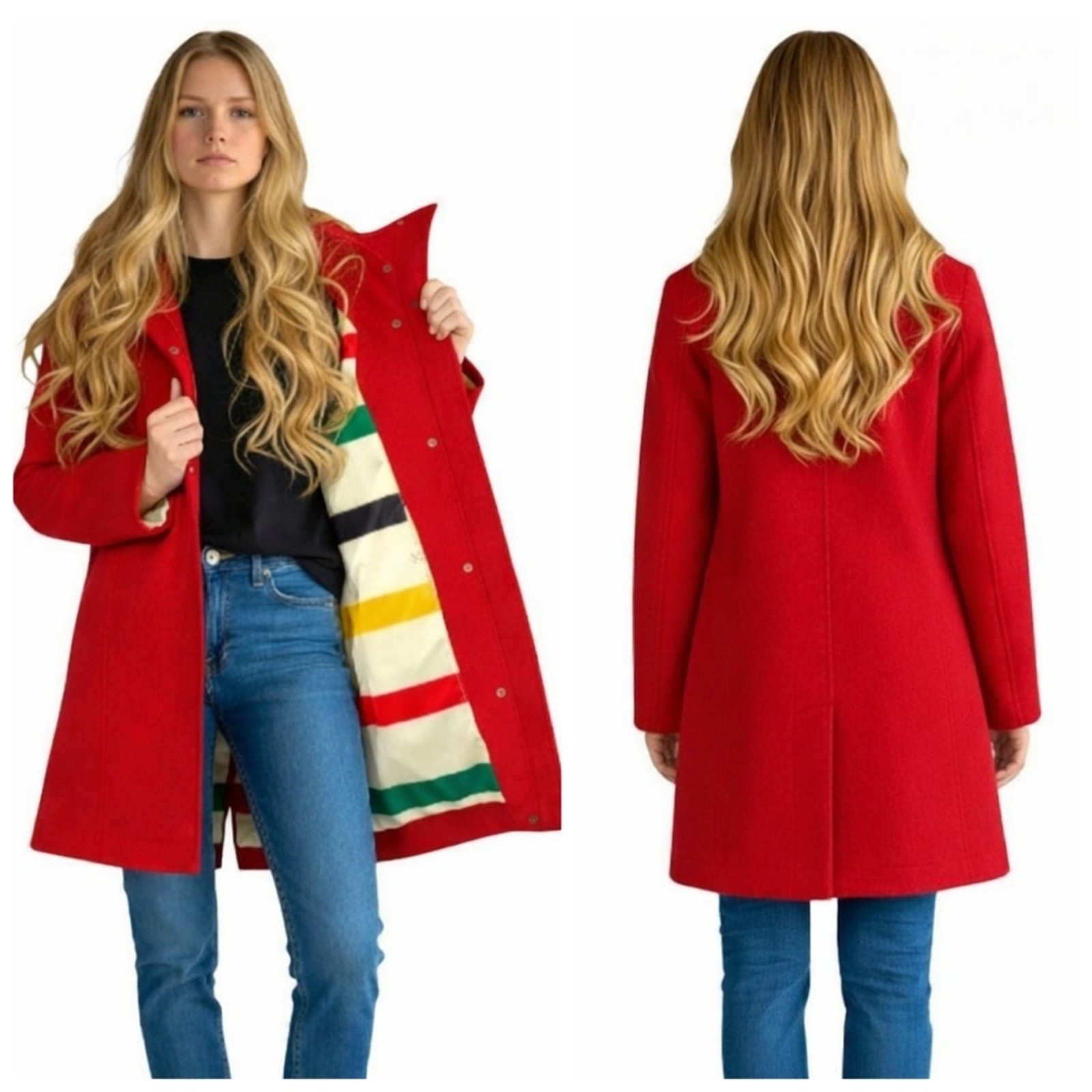 Pendleton Cascade Wool Blend Water-Resistant Huds… - image 1