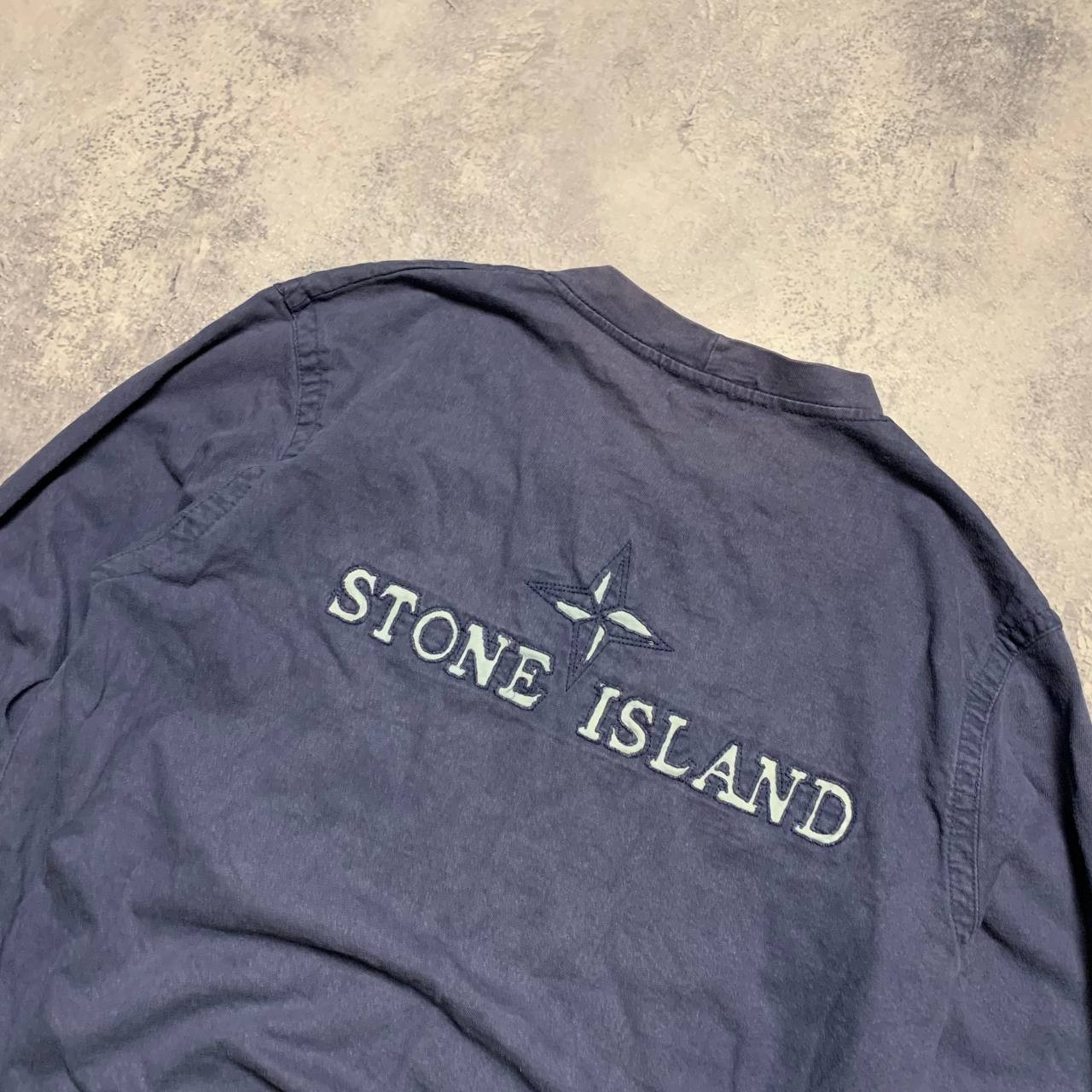 Stone Island Archive Vintage Longsleeve Blue Made in Italy Size M thumbnail 3